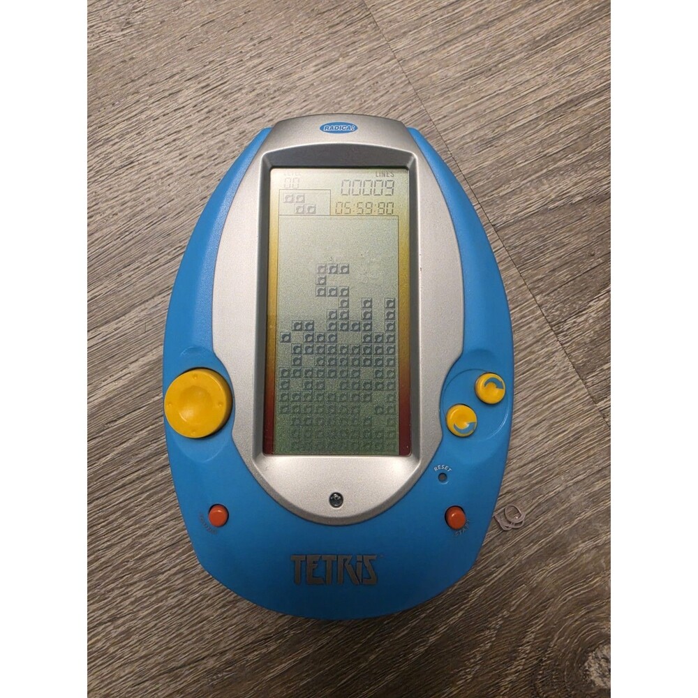 Vintage Handheld Tetris Video Game by Radica 2005 Tested